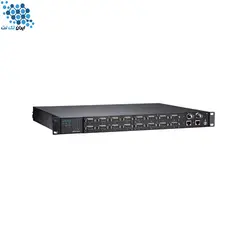 مبدل سریال به اترنت و فیبرنوری موگزا MOXA S9650I-16B-2HV-IRIG-T -