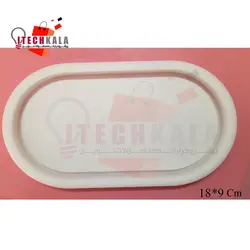 قالب بیضی لبه دار