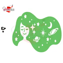 استیکر چسبان شب تاب کد 50