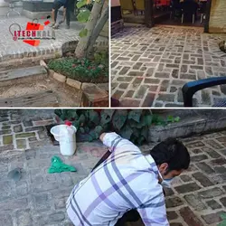 محلول لکه بر سیمان و دوغاب