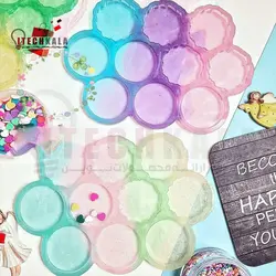 قالب سیلیکونی 10 عددی دایره و دفرمه