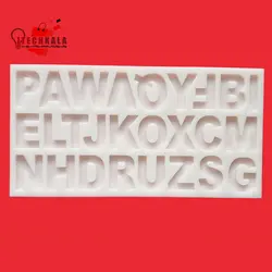 قالب سیلیکونی حروف انگلیسی کامل