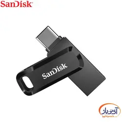 فلش مموری USB3.1 سن دیسک 64 گیگابایت مدل Ultra Dual Drive GO Type-C