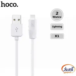 کابل شارژ و دیتا Lightning برند hoco مدل X1 طول 2 متر 2.1 آمپر