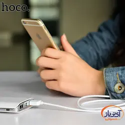 کابل شارژ و دیتا Lightning برند hoco مدل X1 طول 2 متر 2.1 آمپر