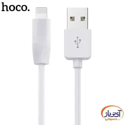 کابل شارژ و دیتا Lightning برند hoco مدل X1 طول 2 متر 2.1 آمپر