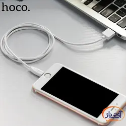 کابل شارژ و دیتا Lightning برند hoco مدل X1 طول 2 متر 2.1 آمپر