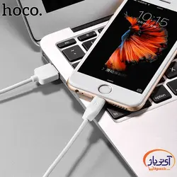 کابل شارژ و دیتا Lightning برند hoco مدل X1 طول 2 متر 2.1 آمپر