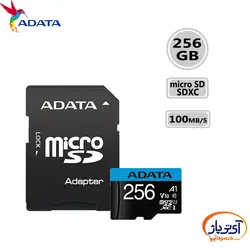 کارت حافظه‌ میکرو مدل Adata Premier microSDHC ظرفیت 256 گیگابایت ای دیتا سرعت 100MBps