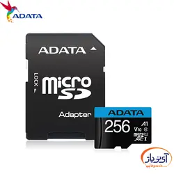 کارت حافظه‌ میکرو مدل Adata Premier microSDHC ظرفیت 256 گیگابایت ای دیتا سرعت 100MBps