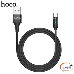 کابل مگنتی شارژ و دیتا USB به Type-C برند هوکو مدل U76 طول 1.2 متر