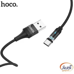 کابل مگنتی شارژ و دیتا USB به Type-C برند هوکو مدل U76 طول 1.2 متر