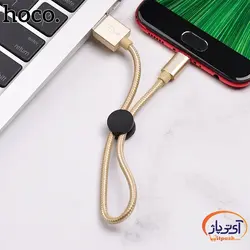 کابل شارژ و دیتا microUSB برند hoco مدل X35 طول 25 سانتی متر 2.4 آمپر