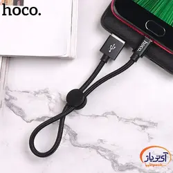 کابل شارژ و دیتا microUSB برند hoco مدل X35 طول 25 سانتی متر 2.4 آمپر