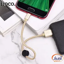 کابل شارژ و دیتا microUSB برند hoco مدل X35 طول 25 سانتی متر 2.4 آمپر