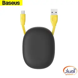 کابل شارژ و دیتا Type Cجمع شونده باسئوس مدل CATRN