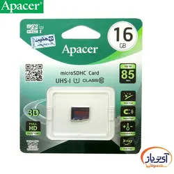 کارت حافظه microSDHC ظرفیت 16 گیگابایت اپیسر سرعت 85MB/s (بدون خشاب)