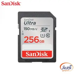 کارت حافظه SDXC U1 سن دیسک ظرفیت 256 گیگابایت سرعت 120MB/s