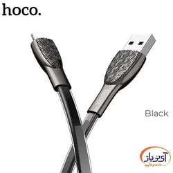کابل شارژ و دیتا USB به Lightning برند هوکو مدل U52 طول 1.2 متر