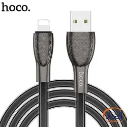 کابل شارژ و دیتا USB به Lightning برند هوکو مدل U52 طول 1.2 متر