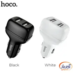 شارژر فندکی هوکو مدل Z36 دو پورت به همراه کابل Micro USB