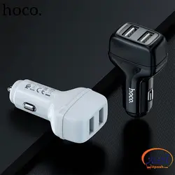 شارژر فندکی هوکو مدل Z36 دو پورت به همراه کابل Micro USB