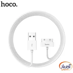 کابل شارژ و دیتا 30 پین آیفون برند hoco مدل X23 طول 1 متر