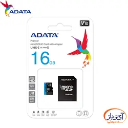 کارت حافظه‌ میکرو مدل Adata Premier microSDHC ظرفیت 16 گیگابایت ای دیتا سرعت 100MBps