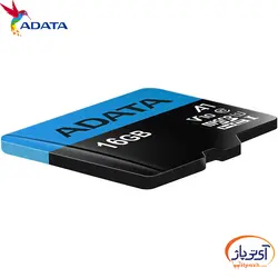 کارت حافظه‌ میکرو مدل Adata Premier microSDHC ظرفیت 16 گیگابایت ای دیتا سرعت 100MBps