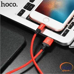 کابل شارژ و دیتا Lightning  برند hoco مدل X14 طول 2 متر 1.7 آمپر