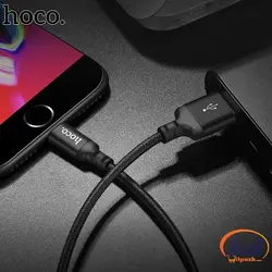 کابل شارژ و دیتا Lightning  برند hoco مدل X14 طول 2 متر 1.7 آمپر