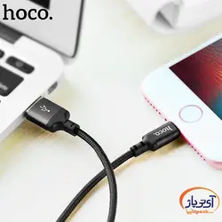 کابل شارژ و دیتا Lightning  برند hoco مدل X14 طول 2 متر 1.7 آمپر