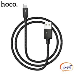 کابل شارژ و دیتا Lightning  برند hoco مدل X14 طول 2 متر 1.7 آمپر