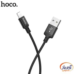 کابل شارژ و دیتا Lightning  برند hoco مدل X14 طول 2 متر 1.7 آمپر