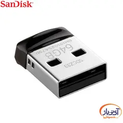 فلش مموری USB2.0 سن دیسک 64 گیگابایت مدل SanDisk Cruzer Fit