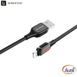 کابل شارژ و دیتا Lightning برند Borofone مدل BU14 طول 1.2 متر