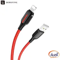 کابل شارژ و دیتا Lightning برند Borofone مدل BU14 طول 1.2 متر