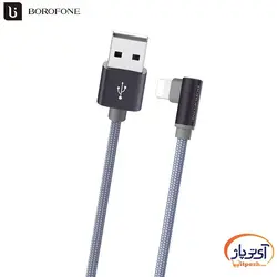 کابل شارژ و دیتا Lightning برند Borofone مدل BX12 طول 1 متر