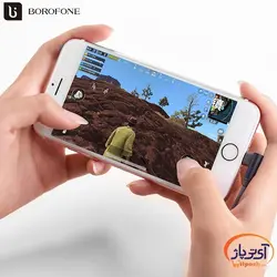 کابل شارژ و دیتا Lightning برند Borofone مدل BX12 طول 1 متر
