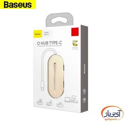 هاب تایپ سی باسئوس مدل CABOOK-0V با 5 پورت