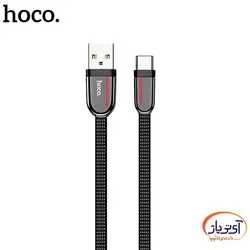 کابل شارژ و دیتا USB به Type-C برند هوکو مدل U74 طول 1.2 متر
