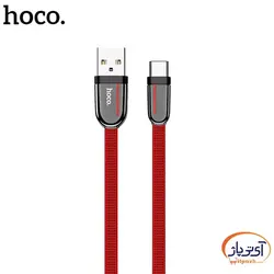 کابل شارژ و دیتا USB به Type-C برند هوکو مدل U74 طول 1.2 متر