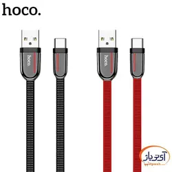 کابل شارژ و دیتا USB به Type-C برند هوکو مدل U74 طول 1.2 متر