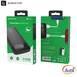 پاوربانک بروفون ظرفیت 20000 میلی آمپر ساعت مدل Borofone BT21A