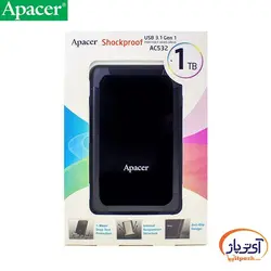 هارد اکسترنال اپیسر مدل Apacer AC532 1TB ظرفیت 1 ترابایت