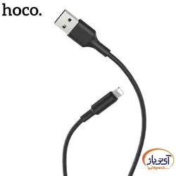 کابل شارژ و دیتا Lightning برند hoco مدل X25 طول 1 متر 2 آمپر