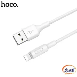 کابل شارژ و دیتا Lightning برند hoco مدل X25 طول 1 متر 2 آمپر