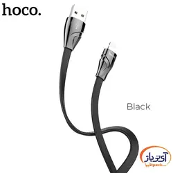 کابل شارژ و دیتا Lightning  برند hoco مدل U57 طول 1.2 متر 2.4 آمپر