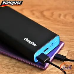 پاوربانک انرجایزر ظرفیت 20000 میلی آمپر ساعت مدل Energizer UE20007P