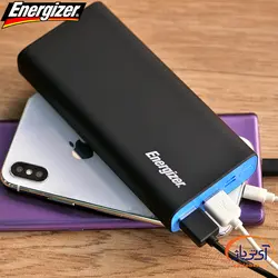 پاوربانک انرجایزر ظرفیت 20000 میلی آمپر ساعت مدل Energizer UE20007P